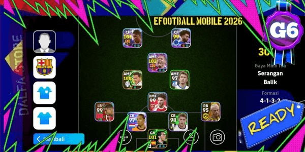 Gambar Product SPD4#AKUN EFOOTBALL MOBILE EKONOMIS SIAP PUSH DIVISI