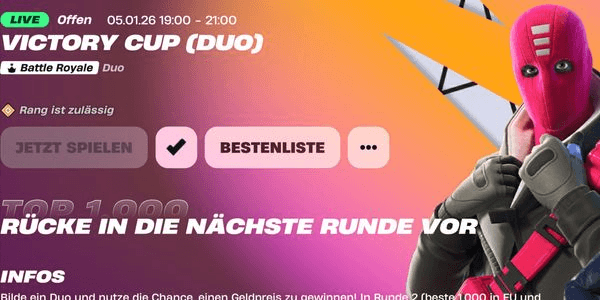 Gambar Product FORTNITE CUP READY ACCOUNT – 200+ SWEATY SKINS