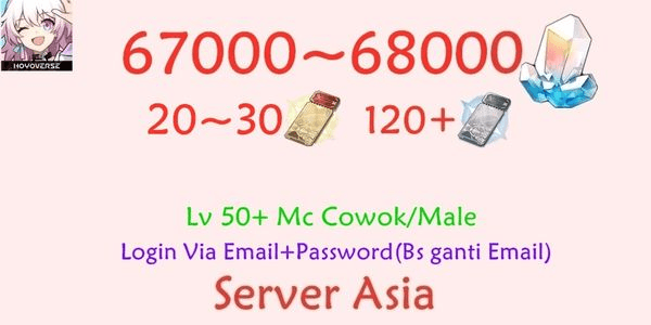 Gambar Product Akun Honkai Star Rail HSR-5