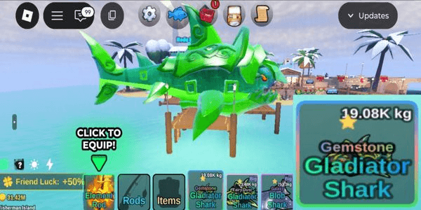 Gambar Product Gemstone Gladiator Shark