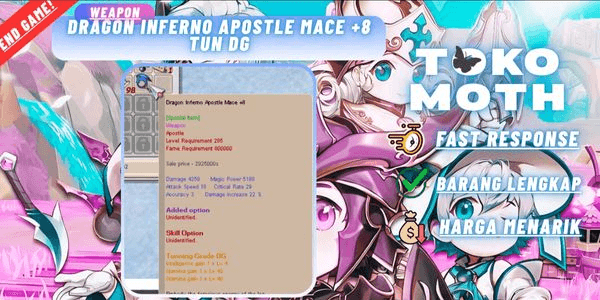 Gambar Product Dragon Inferno Apostle MACE +8 tun DG