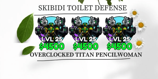 Gambar Product overlocked titan pencilwoman -Skibidi tower defense (COSMIC)
