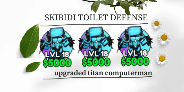 upgraded titan computerman -Skibidi tower defense (COSMIC)