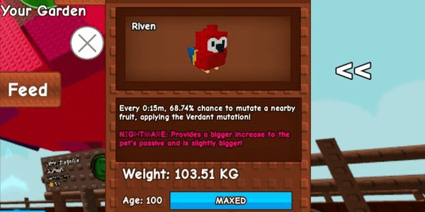 Gambar Product Nightmare Godly Scarlet Macaw