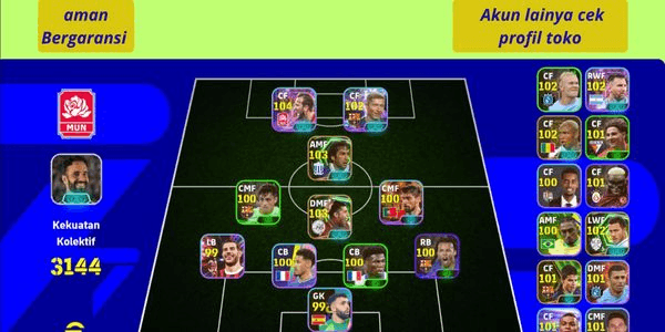 Gambar Product KANE AND FRIENDS EFOOTBALL ACCOUNT READY TO PLAY SAFE GUARANTEED | musgem#C09