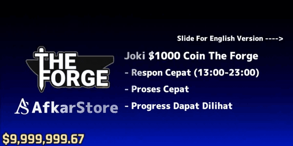 Joki $1000 Coin The Forge – Fast & Safe Coin Farming