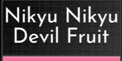 Nikyu Nikyu Devil Fruit - Sakura Stand