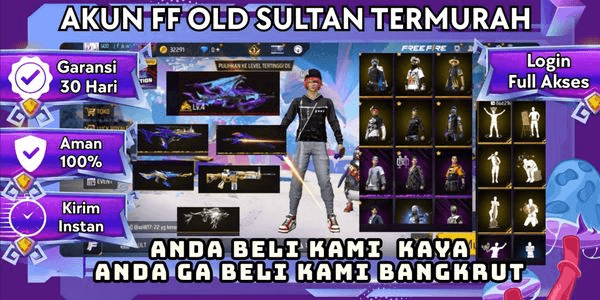 Gambar Product Akun Free Fire Sultan Murah Siap Pakai