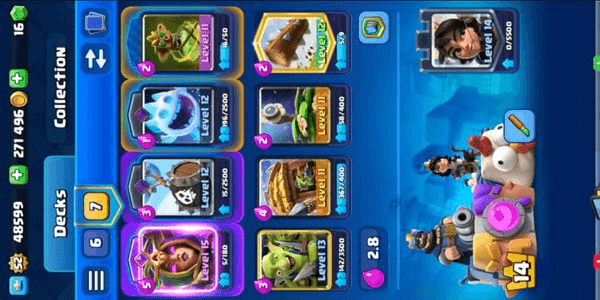 Gambar Product GOOD ACCOUNT | LEVEL 52 | TROFI 10030 | 11 KARTU EVO | LEVEL KT 14 | GEMS 16 | CN FREE | ViNiBR05 | ARENA 25 | TRUSTED AND SECURE | FAST DELIVER |