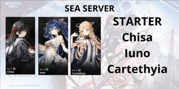 Gambar Product [SEA] Starter Cartethyia, Iuno & Chisa - Wuthering Waves