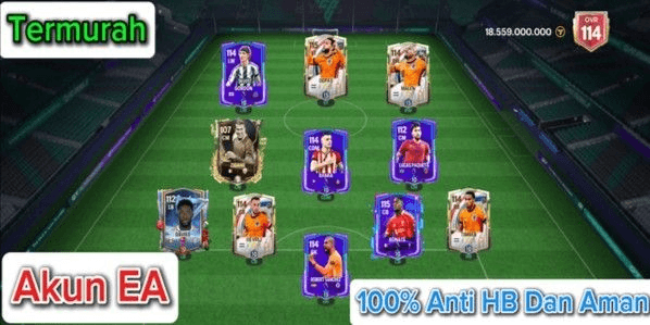 Gambar Product AKUN EA FC MOBILE OVR 114 TERMURAH