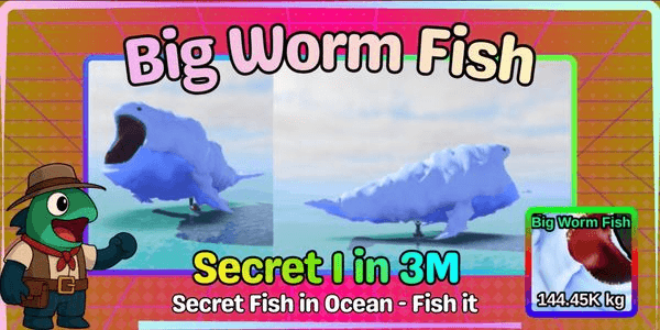 Gambar Product Big Worm Fish