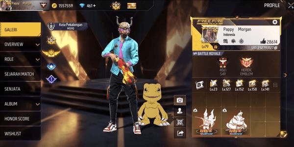 Gambar Product AKUN FF OLD SEASON 1 SG OPM + EVOUGUN & EVOUGUN MAX 6 AMAN ANTI HACK BACK BERGARANSI 1000 % MURAH BANGET