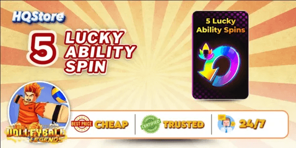 5 Lucky Ability Spins