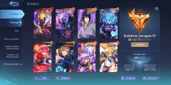 Gambar Product LEGEND FRANCO 11.11 HAYABUSA 11.11 XBORG ASPIRANT VEXANA, RUBY, LESLE, CHANGE DUCATI BENEDETA SASUKE SUYOU JJK MELISA KUGISAKI