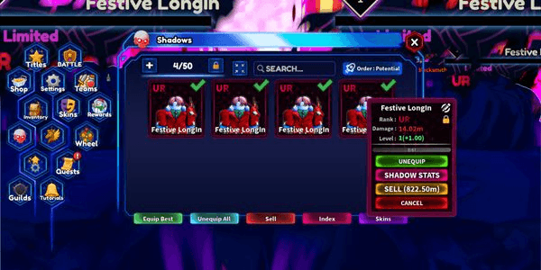 Gambar Product Akun Starter Arise Crossover [4 Festive LongIn UR]