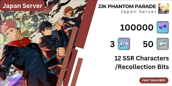 Gambar Product Akun Timbunan Cube Jujutsu Kaisen Best Edition JJK Phantom Parade