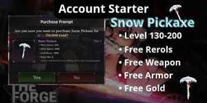 Account Snow Pickaxe - The Forge