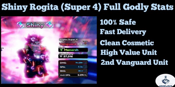 Gambar Product Shiny Vanguard Rogita (Super 4) / Gogeta Full Godly Stats