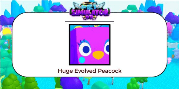 Gambar Product Huge Evolved Peacock