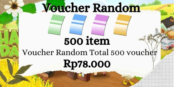 Gambar Product Voucher Random Total 500 item