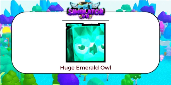 Huge Emerald Owl