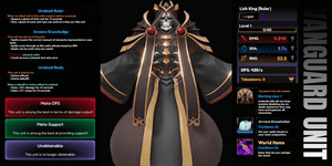 Ainz / Lich King (Ruler) | Vanguard Unit - Anime Vanguards
