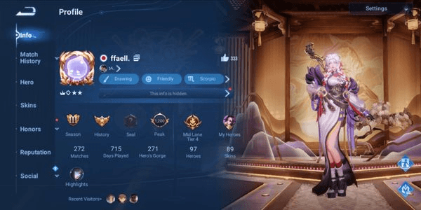 Gambar Product HIGH RANK LUCKY ACCOUNT & SULTAN SKIN