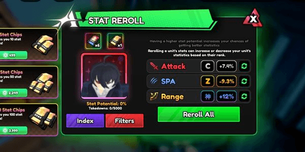 Gambar Product Range Godly stat for Transfer