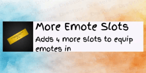 More Emote Slots
