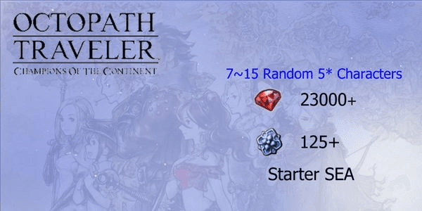 Gambar Product Reroll Account Octopath Traveler CotC [SEA]#3