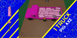 1 Camion Ascia Maiale Rosa Lumber Tycoon 2