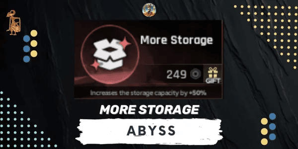 More Storage