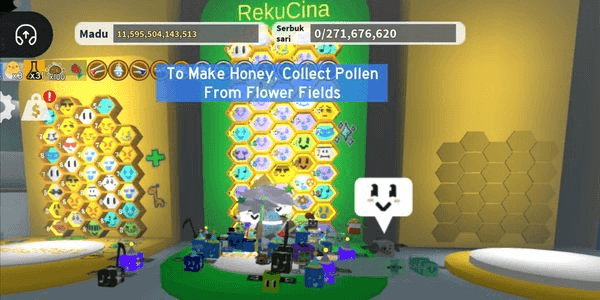 Gambar Product AKUN GG MURAH MID GAME BLUE HIVE •BEE SWARM SIMULATOR