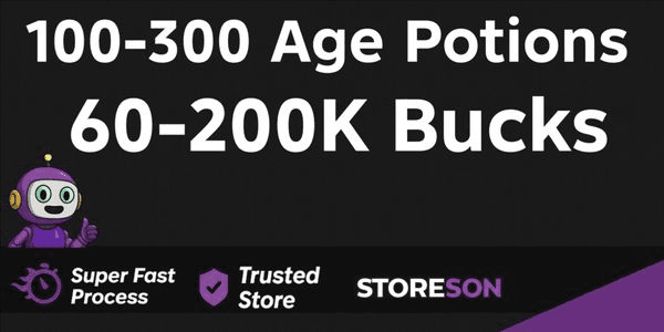 Gambar Product Akun Bonus Banyak Age Potions + Bonus BUCKS - Adoptme