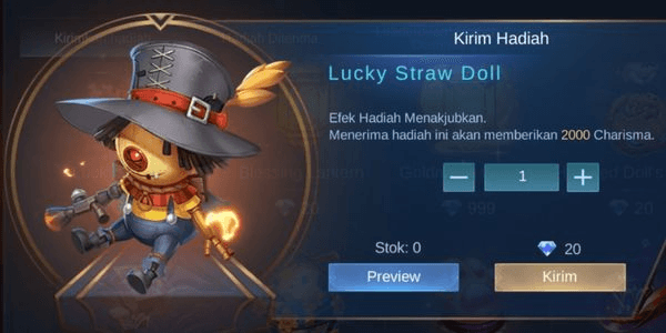 Gambar Product Lucky Straw Doll