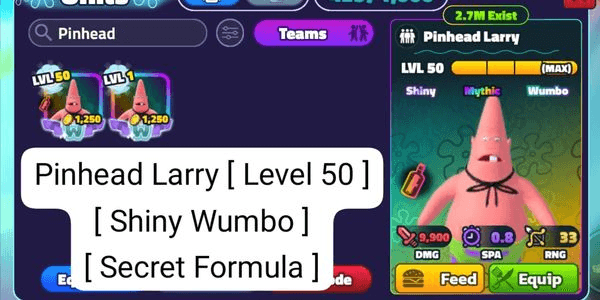 Gambar Product Pinhead Larry (Shiny Wumbo)