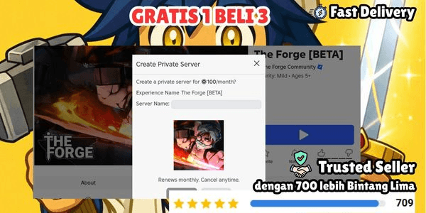 Gambar Product Private Server 15 Days (No Sharing) | The Forge RBL
