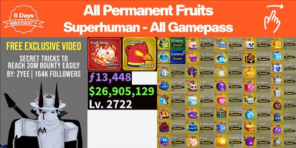 Gambar Product Akun Fruit Permanent - No 9