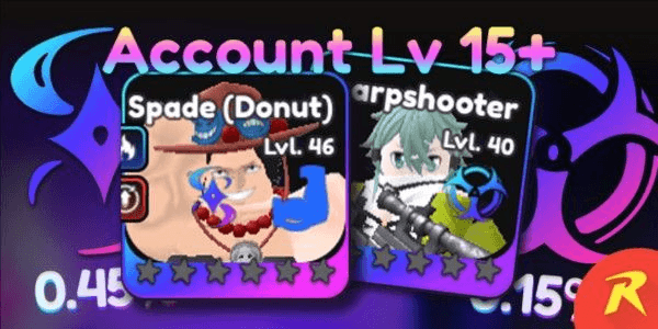 Gambar Product Account Level 15 (Ace Evo ASTRAL + Shooter FISSION) Universal Tower Defense