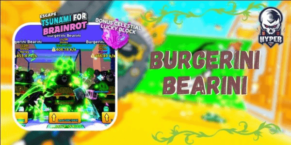 Gambar Product [ BRAINROT ] Burgerini Bearini (Random Mutation) LVL MAX