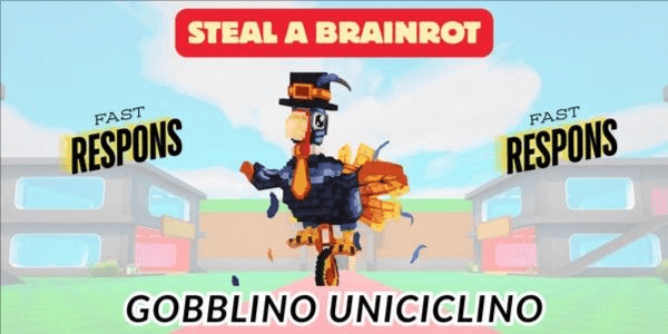 Gambar Product GOBBLINO UNICICLINO | STEAL A BRAINROT