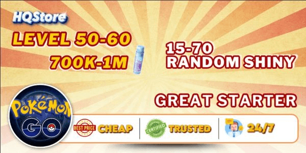 Gambar Product Account Level 50-60 | 15-70 Shinies | 700K-1.6M Stardust - Pokemon Go