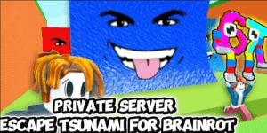 PRIVATE SERVER ESCAPE TSUNAMI FOR BRAINROT 1 week (NO SHARING)