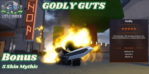 Godly Guts Bonus 5 Skin Mythic | A Universal Time (Aut)
