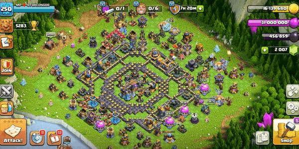 Gambar Product MAX HEROES TROOPS EQUIP | TH18 FULL MAX | EXP 250 | MP UTUHLONGOR | HERO 105 105 95 80 55 | GEMS 2007 | CN 1000