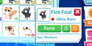 Fire Foal (Ultra-Rare) Adopt Me - AdoptmeStore14