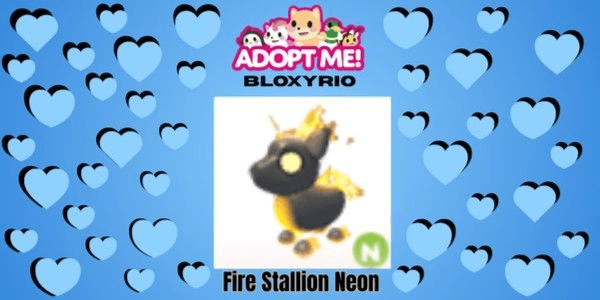 Gambar Product Adopt Me | Fire Stallion Neon | BloxyRio