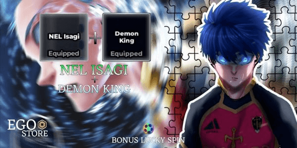 Nel Isagi + Demon King - Akun Blue Lock Rivals (Bonus Lucky Spin)