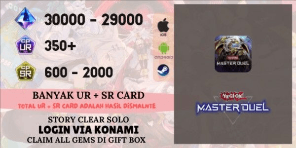 Gambar Product Akun Gacha Yu-Gi-Oh! Master Duel - 1